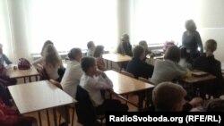 Школа №96 у Данецку, верасень 2014 году