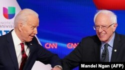 Joe Biden și Bernie Sanders, în ultima dezbatere electorală 