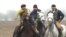 Kyrgyzstan - Horses imported from Poland are used to play kok-boru (kokboru, buzkashi) - screen grab