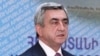 Armenia -- President Serzh Sarkisian speaks at the Armenian Chamber of Commerce and Industry, 26May2011.