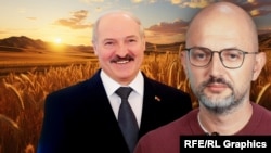 Дзьмітры Гурневіч і Аляксандар Лукашэнка, каляж