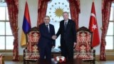 ნიკოლ ფაშინიანი და რეჯეპ ტაიპ ერდოანი. სტამბოლი, 20 ივნისი, 2025