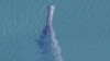 Расейскі карабель, падбіты ў Азоўскім моры. Ліпень 2026 году
