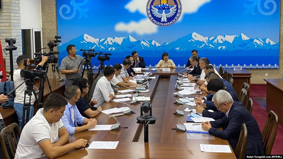 Жол коопсуздугун камсыздоо маселесин талкуулаган жыйын. 2021-жылдын 2-сентябры.