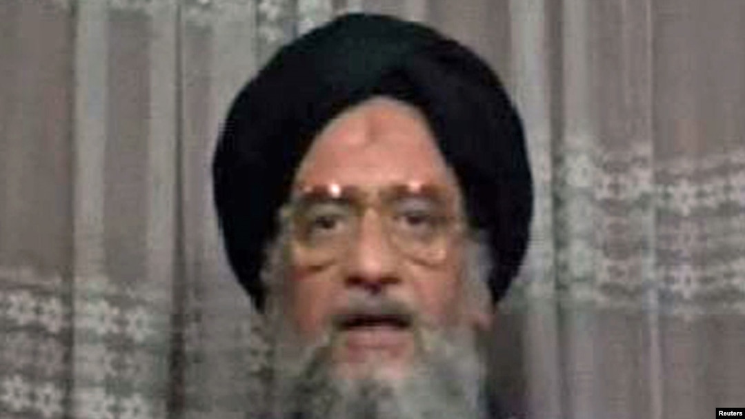 An Arab TV news channel has reported that Ayman al-Zawahri is the new leader of Al-Qaeda