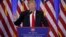 Избранный президент США Дональд Трамп выступает на пресс-конференции. Нью-Йорк, 11 января 2016 года.