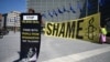 Amnesty International уюмунун активисттери "Талибан" менен келишимге каршы акция өткөрүштү. Брюссел, 23-июнь 2026-жыл 