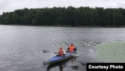 На байдарках с сестрой