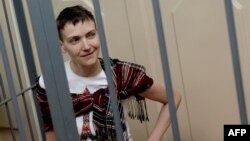 Надія Савченко під час судового засідання 26 березня