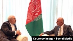 ارشیف، د ولسمشر غني او جواد ظریف لیدنه