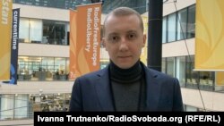 Станіслав Асєєв в офісі Радіо Свобода у Празі, 14 лютого 2020 року 