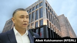 Даниэл Рысалиев соттун чечими менен үй камагына алынды. Коллаж сүрөт.