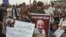 In an April 8 protest by the Pashtun Tahafuz Movement, women, children, and men held up photos, placards, or the natoinal ID cards of their missing family members.