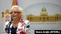 Jorgovanka Tabaković u Skupštini 6. avgusta 2012.