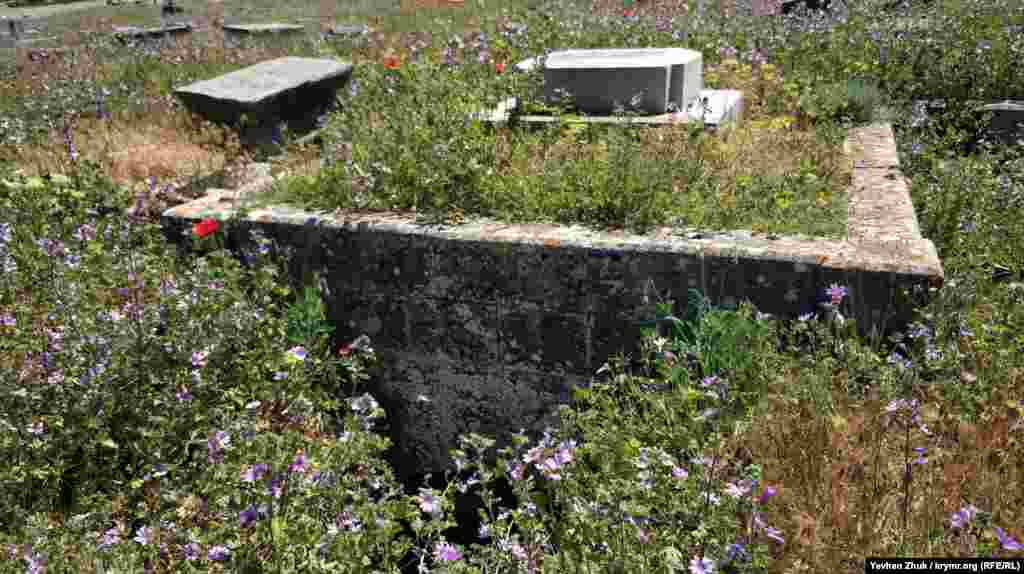 На караимском кладбище имеются склепы, вход в один из них удалось обнаружить Крым.Реалии