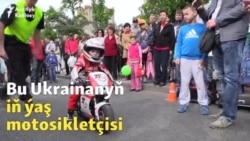 Ukrainanyň iň ýaş motosikletçisi