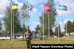 Юрій Черних у Норвегії, де робив доповідь із військової хірургії на запрошення начальника Об'єднаної медичної служби Збройних сил Норвегії (NAFJMS)