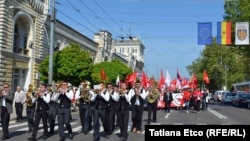 La demonstrația proprie de 1 Mai