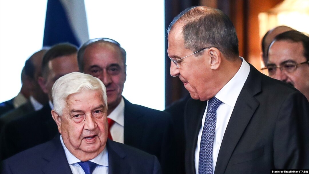 Sergej Lavrov sa sirijskim kolegom Validom al-Mualemom u Moskvi