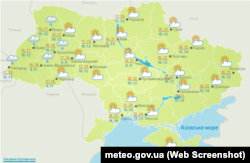 Прогноз погоди в Україні на 12 жовтня