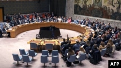 БУУнун Коопсуздук Кеңешинин мүчөлөрү. Нью-Йорк. 7-апрель, 2026-жыл.