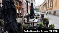 Otvorene bašte kafića i restorana u Sarajevu, 12. april, 2021. 