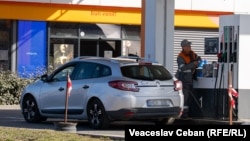 Stație de alimentare cu combustibil din Chișinău