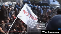 Акция протеста в регионе Апулия