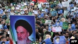 Manifestații pro-guvernamentale la Teheran