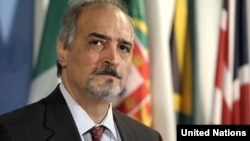 Bashar Ja'afari, Syria's ambassador to the UN