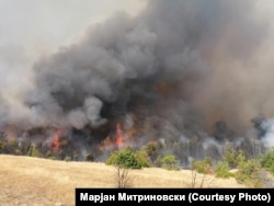 Požari u blizini Pehčeva