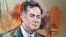 Судебный скетч Пола Манафорта 