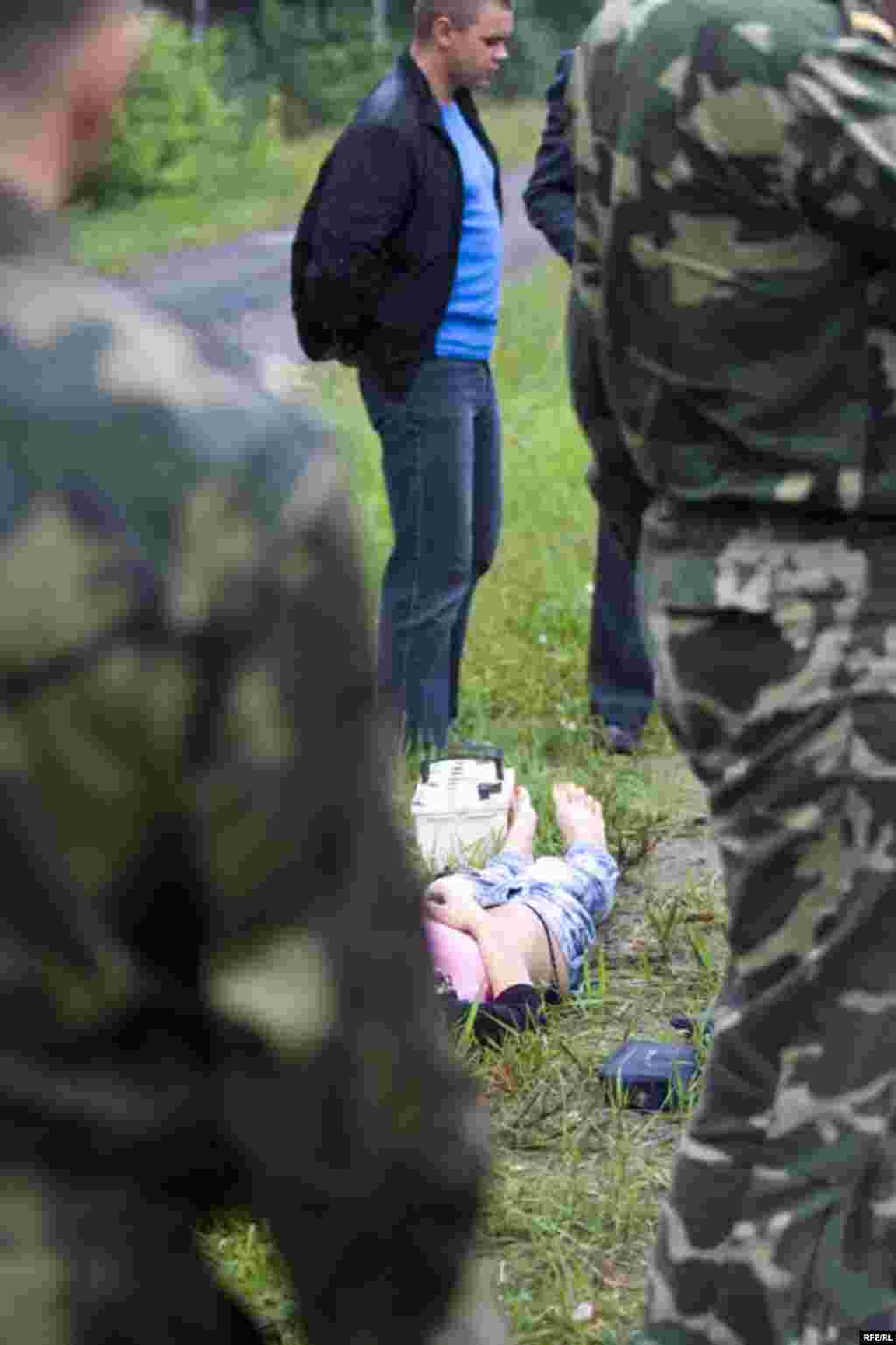 Юная пасажырка БМВ, якая знаходзілася на заднім сядзеньні.