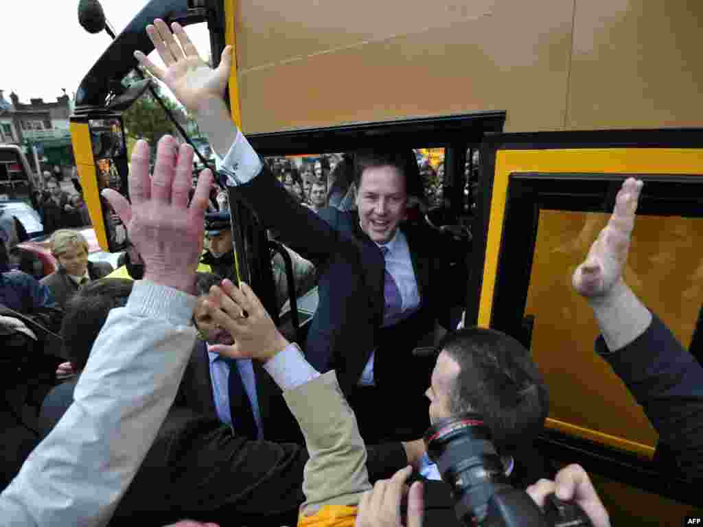 Nick Clegg lider liberalnih demokrata, London, 03.05.2010.