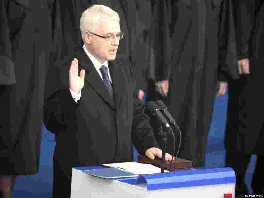 Hrvatska - Inauguracija predsjednika Hrvatske Ive Josipovića u Zagrebu, 18.02.2010. Foto: HINA