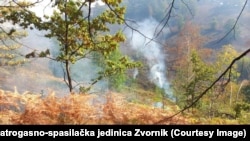 Požar u Kamenici blizu Zvornika u Bosni i Hercegovini, 24. avgust 2026.