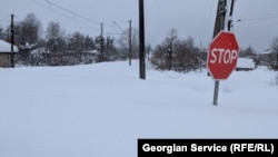 Снегопад в Гурии, иллюстративное фото