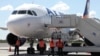 Armenia -- A passenger jet belonging to Armavia airlines at Yerevan's Zvartnots airport, 16Sep2010