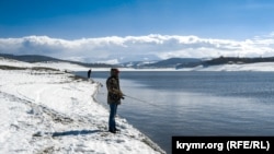Сімферопольське водосховище – під снігом. Чи буде вода? (фотогалерея)