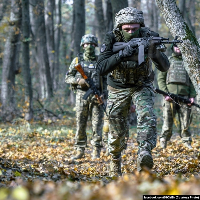 Тренування військовослужбовців 54-ї ОМБр