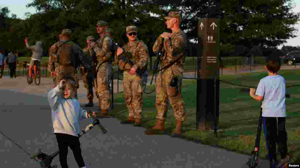 A Washingtonba telepített fegyveres alakulatok pontos létszáma nem ismert