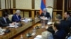 Armenia -- President Serzh Sarkisian meets with members of the presidential commission on constitutional reforms, Yerevan, 24Jun2014