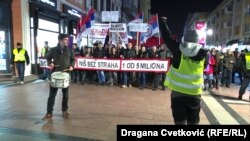 Protest "1 od 5 miliona" u Nišu, 8. februar