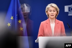 Президентка Єврокомісії Урсула фон дер Ляєн. Бельгія, Брюссель, 27 лютого 2026 року