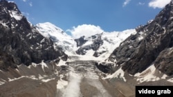 Иссиқкўл ҳудудидаги Қора‑Ботқоқ музлиги.