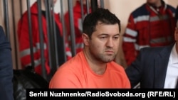 Roman Nasirov at his Kyiv court hearing on March 6. 