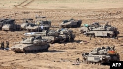 Trupele israeliene la granița cu Fâșia Gaza, 30 noiembrie 2023