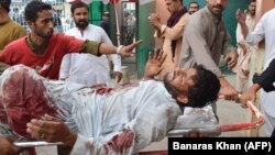 آرشیف، زخمی یکی از انفجار در پاکستان