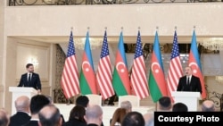 Cey Di Vens və İlham Əliyev mətbuata bəyanatınla çıxış ediblər