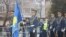 Kosovo security forces get ready for a parade marking the fifth anniversary of the country's independence on February 17. 